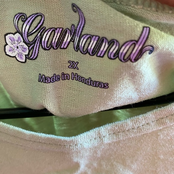 SUPER CUTE SUMMER TOP BY GARLAND SZ 2X - Picture 3 of 3